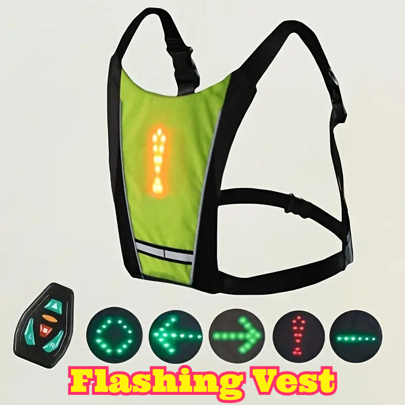 Running Visibility Gear - Rompi Keselamatan LED dengan Kontrol Jarak