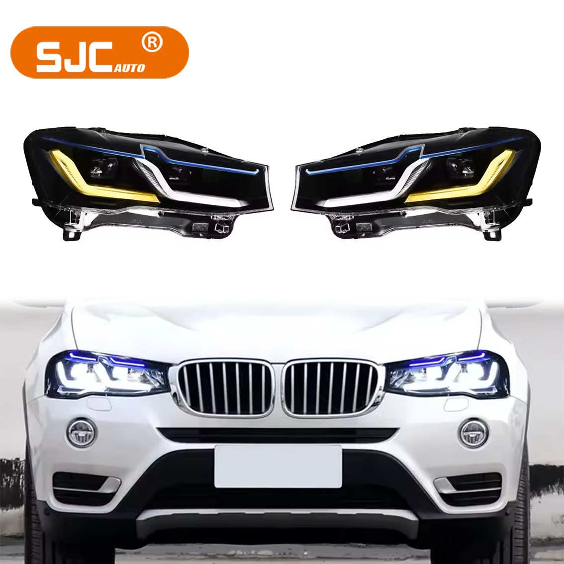 Running Headlamp Led - Lampu Depan Mobil Otomatis Untuk BMW