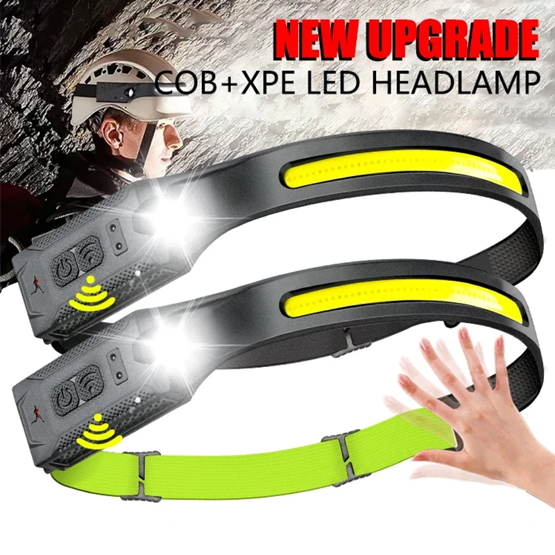 Running Headlamp Led - Lampu Depan LED USB Dapat Diisi