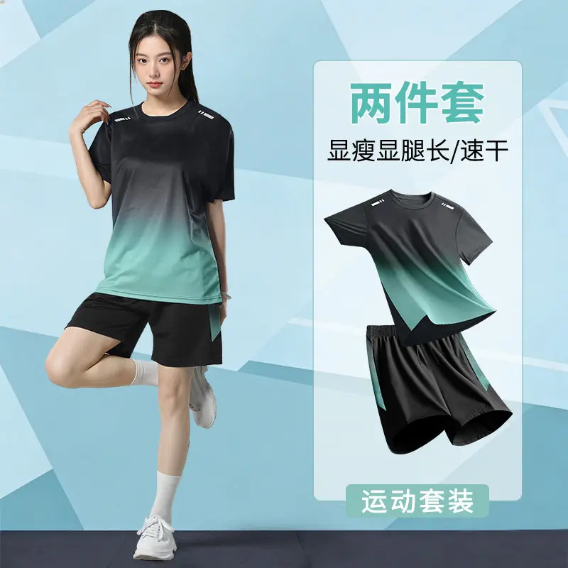 Running Gear Plus Size - Set Lari Wanita 2 Potong untuk