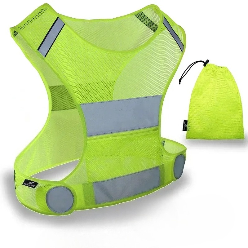 Reflective Running Gear Vest - 1 Set Rompi Fluoresensi Lari Luar