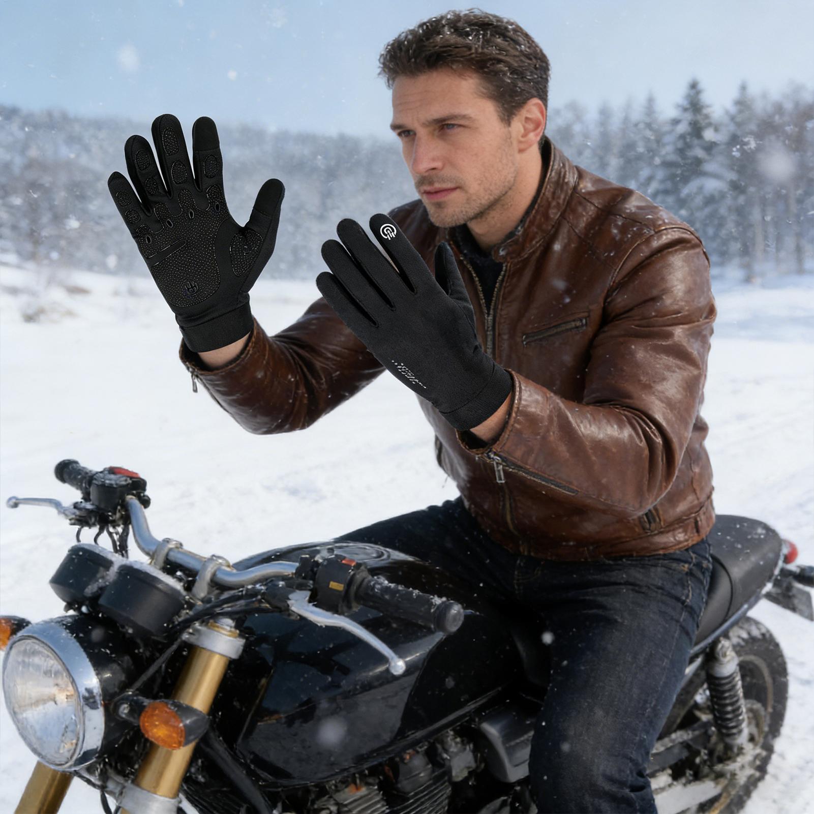 Running Gear Winter Men - Sarung Tangan Bersepeda Musim Dingin Full