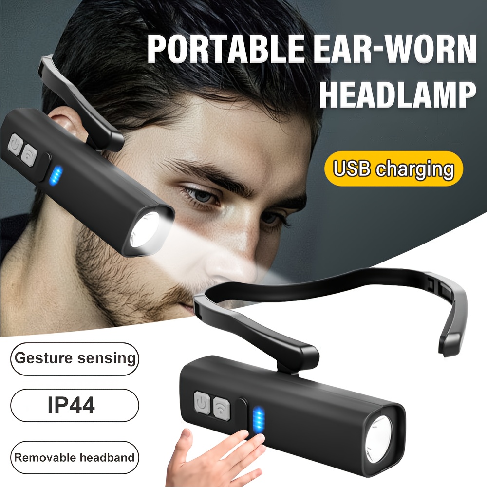 Running Headlamp Led - Lampu Kepala Jepit Telinga 2025 –