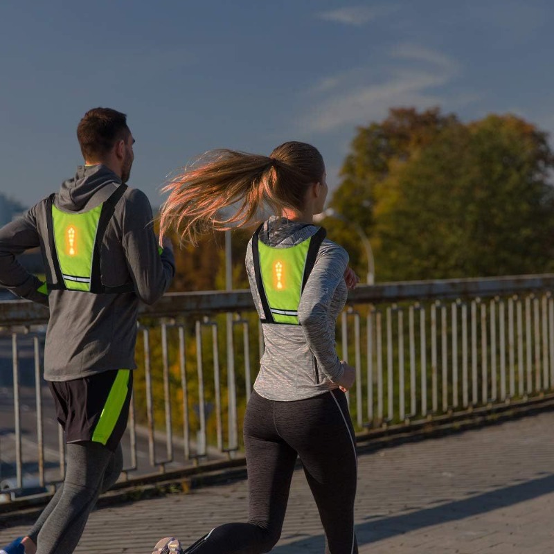 Rompi Keselamatan LED dengan K - Running Visibility Gear ulasan dan harga