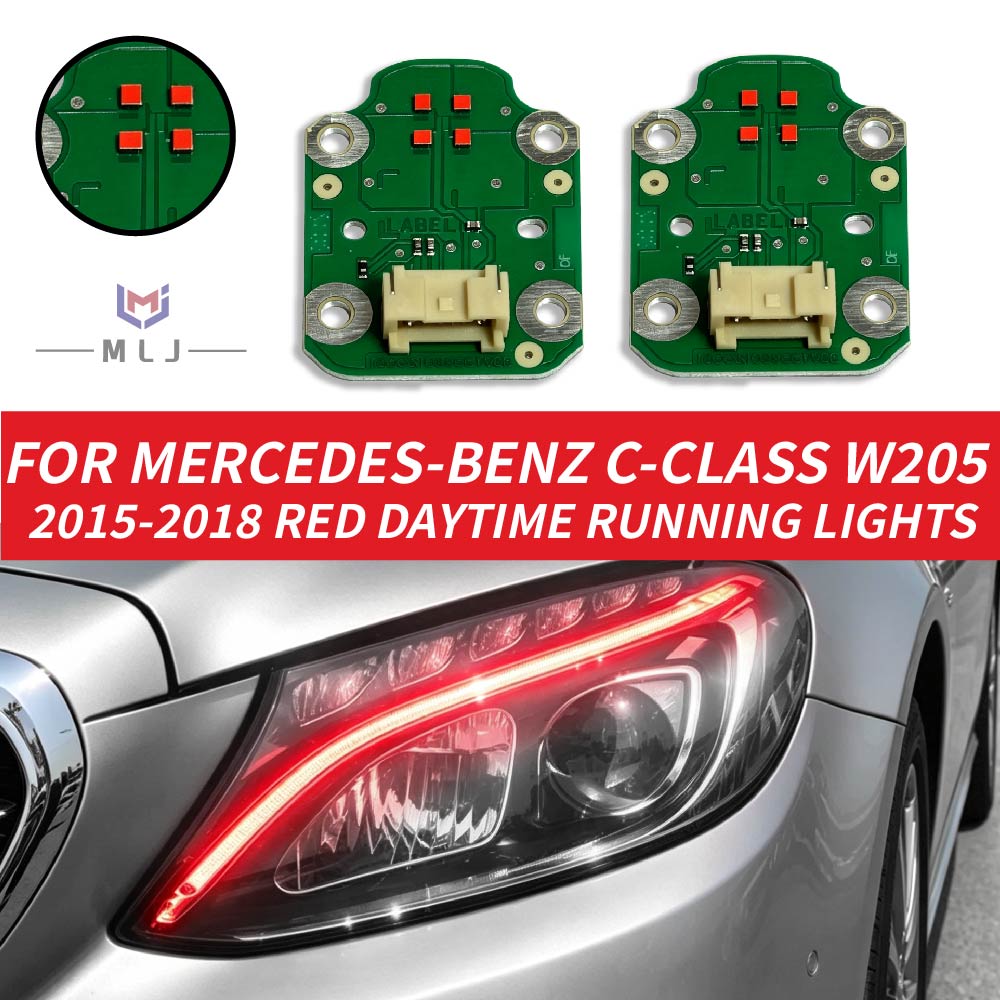 Untuk Mercedes Benz C-Class W2 - Running Headlamp Led ulasan dan harga
