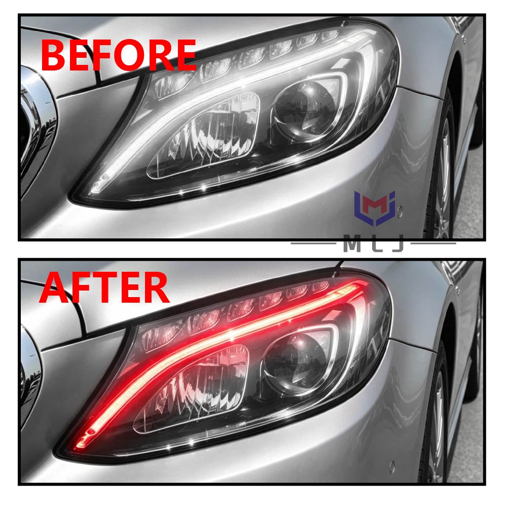 Untuk Mercedes Benz C-Class W2 - Running Headlamp Led ulasan dan harga