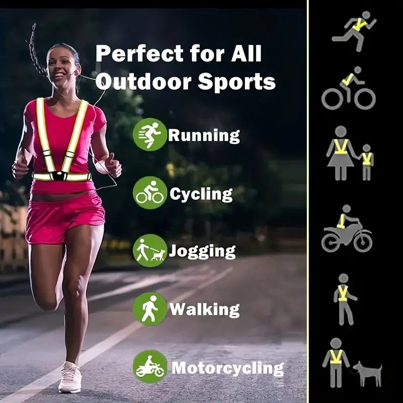 Rompi Reflektif Perlengkapan L - Running Visibility Gear ulasan dan harga