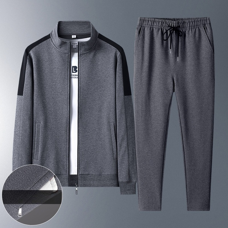 Setelan Lari Pria Musim Gugur  - Running Gear Plus Size ulasan dan harga