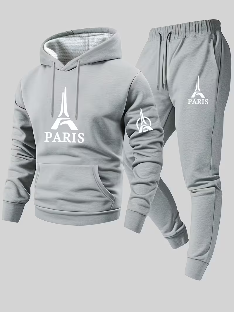 Setelan Dua Potong Kasual Urba - Running Gear Winter Men ulasan dan harga