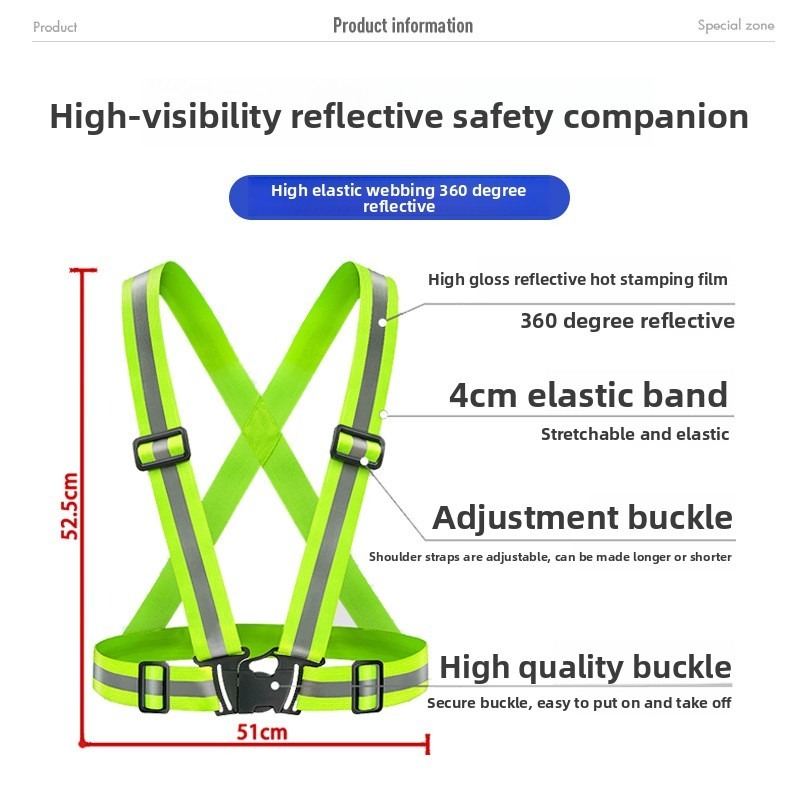 Rompi Reflektif Ringan yang Da - Reflective Running Gear Vest ulasan dan harga