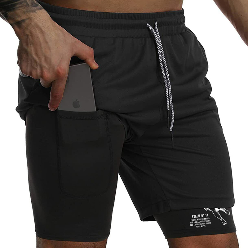 Celana Pendek Olahraga 2 in 1  - Running Gear Men ulasan dan harga