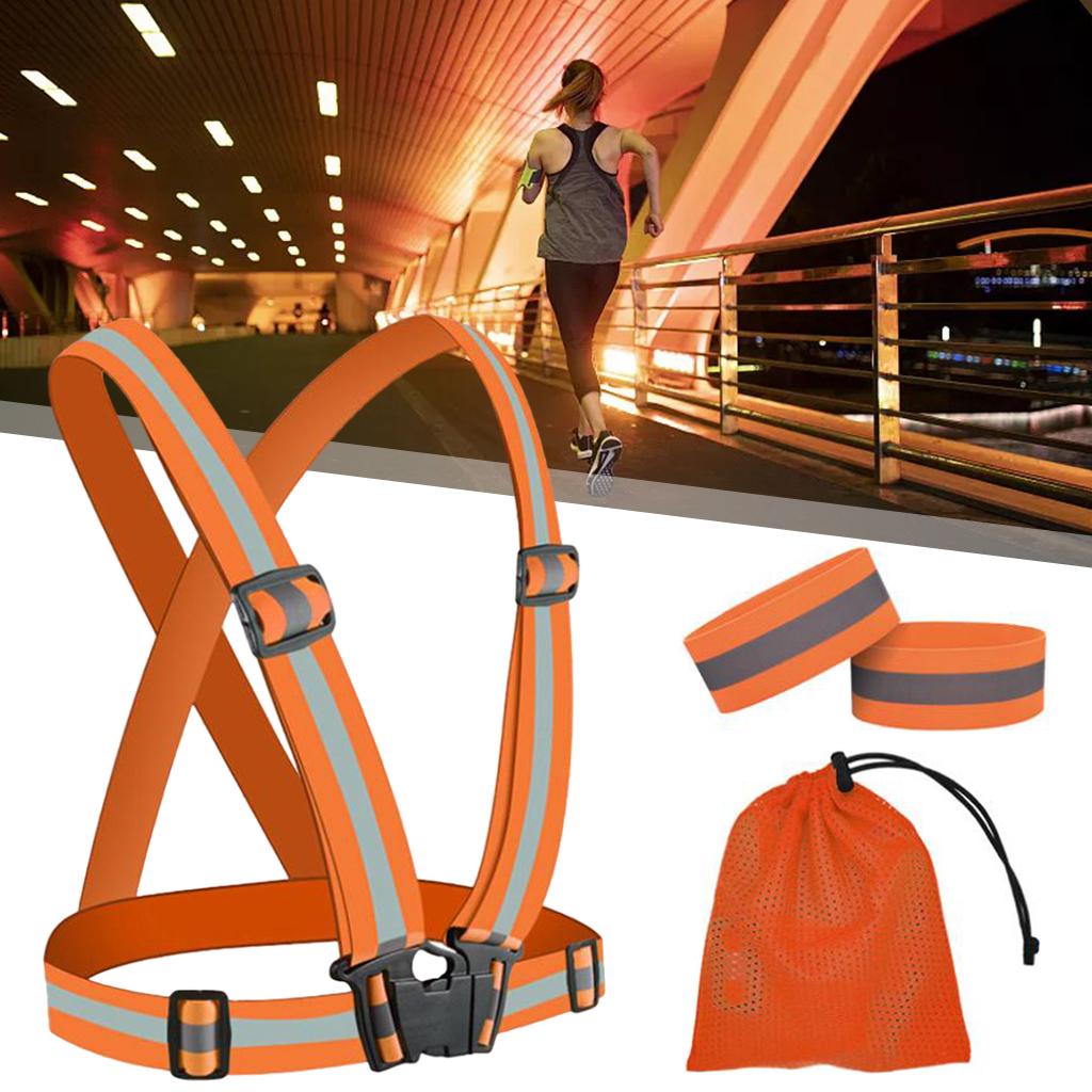 Tali Reflektif Elastis yang Da - Reflective Running Gear Vest ulasan dan harga