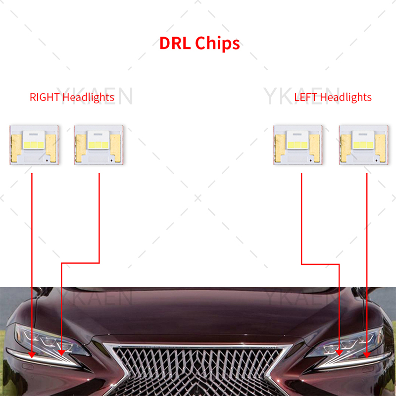 Untuk Lexus LS500 LS500h 2018- - Running Headlamp Led ulasan dan harga