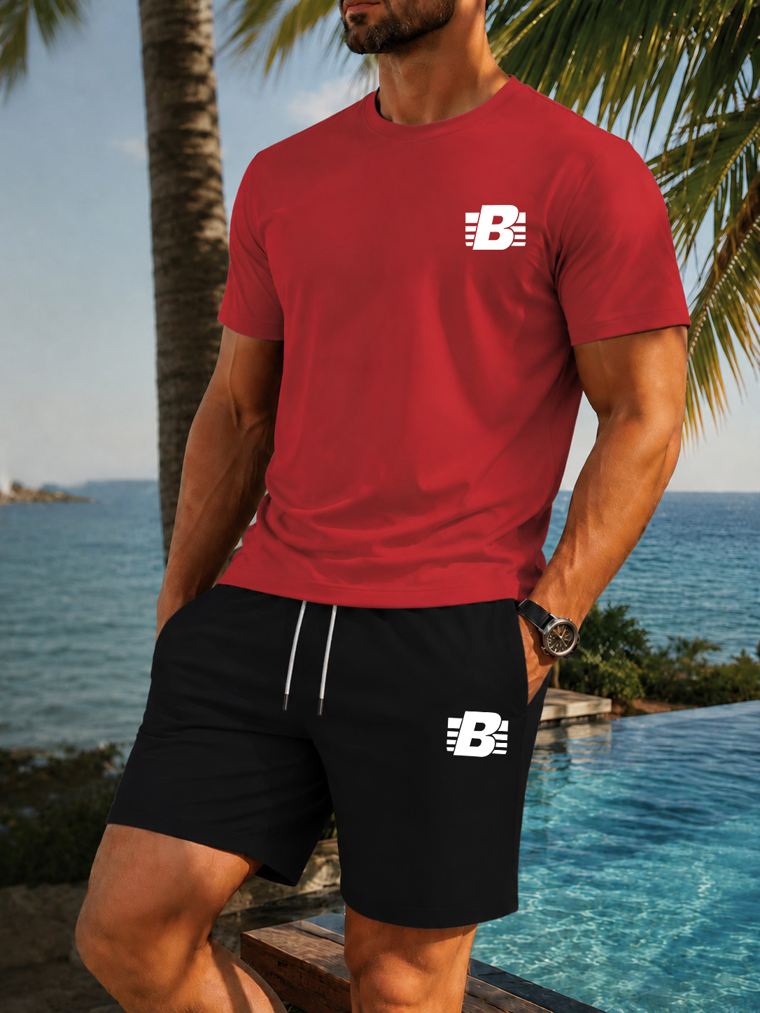 Setelan Olahraga Kasual Pria 2 - Running Gear Men ulasan dan harga
